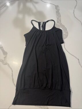 LULULEMON NO LIMITS TANK TOP SOLID BLACK YOGA